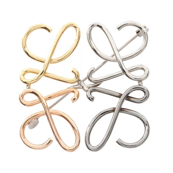 ロエベ アナグラム ブローチ アクセサリー レディース