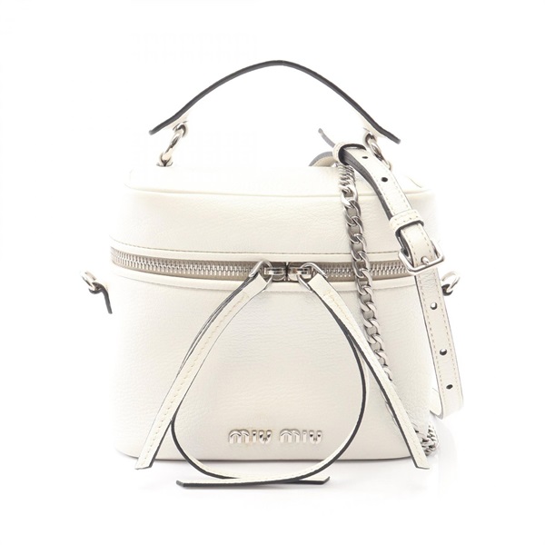 ミュウ ミュウ MADRAS マドラス 2WAY ハンドバッグ バッグ レディース 5BH122