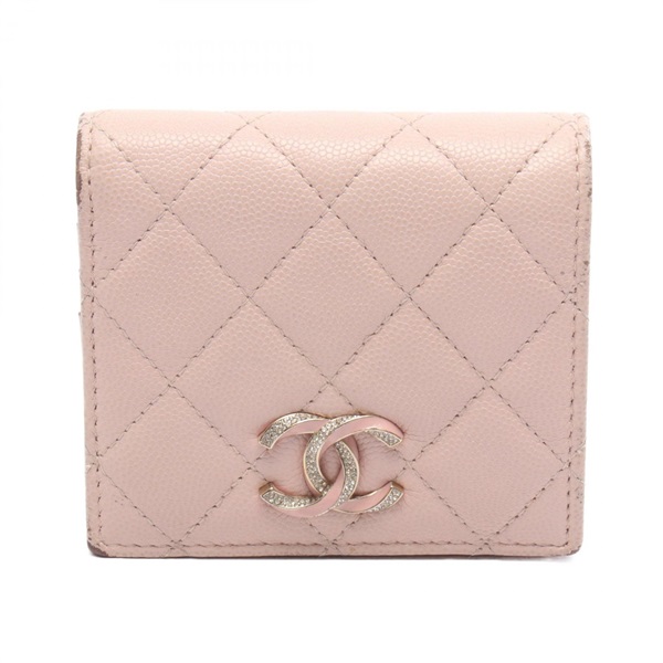 シャネル マトラッセ スモールウォレット 二つ折り財布 財布 レディース AP3341