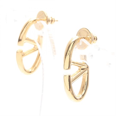 ヴァレンティノ・ガラヴァーニ Vロゴ ピアス ジュエリー レディース