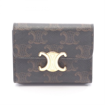 セリーヌ トリオンフ コンパクトウォレット 三つ折り財布 財布 レディース 10I652DS3.04LU