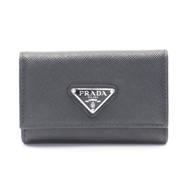 プラダ SAFFIANO TRIANGLE 4連 キーケース アクセサリー レディース 1PG004