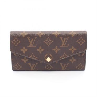 ルイ・ヴィトン ポルトフォイユ サラ モノグラム ローズバレリーヌ 二つ折り長財布 財布 レディース M62235