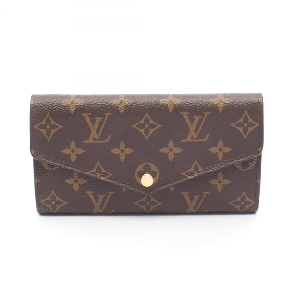 ルイ・ヴィトン ポルトフォイユ サラ モノグラム ローズバレリーヌ 二つ折り長財布 財布 レディース M62235