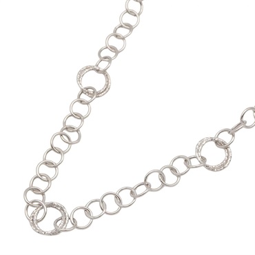 ジュエリー 750WG ロング ネックレス ネックレス ジュエリー メンズ レディース 750WG 10.0g