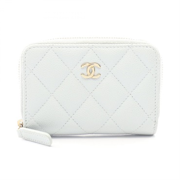シャネル クラシック ジップ コインパース マトラッセ コインケース 財布 レディース AP0216