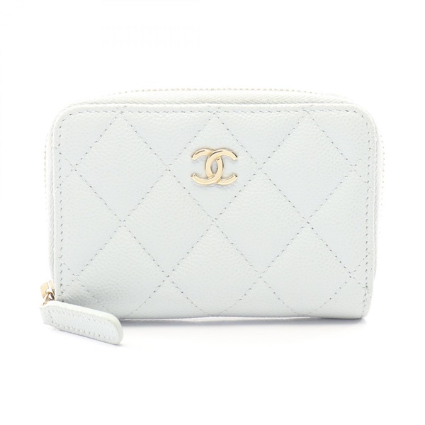 シャネル クラシック ジップ コインパース マトラッセ コインケース 財布 レディース AP0216