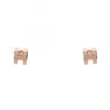 エルメス MINI POP H ミニポップアッシュ マロングラッセ ピアス ジュエリー レディース H608002F055