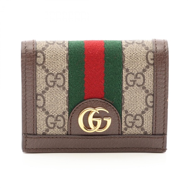 グッチ オフィディア GGスプリーム 二つ折り財布 財布 レディース 523155