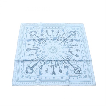 エルメス カレ55 Les Cles bandana スカーフ 衣料品 レディース