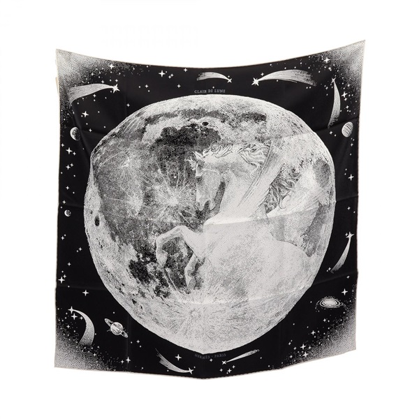 エルメス カレ70 CLAIR DE LUNE スカーフ 衣料品 レディース