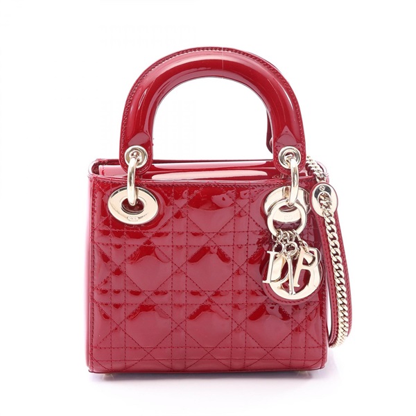 クリスチャンディオール レディディオール ミニ カナージュ 2WAY ハンドバッグ バッグ レディース