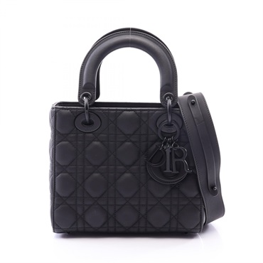 クリスチャンディオール LADY DIOR MY ABCDIOR レディディオール スモール カナージュ 2WAY ハンドバッグ バッグ レディース