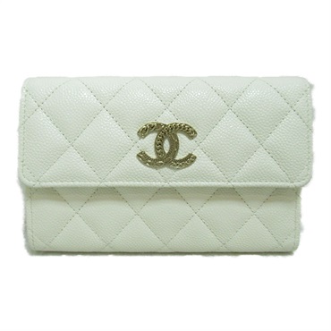 シャネル(CHANEL)シャネル マトラッセミディアムウォレット 三