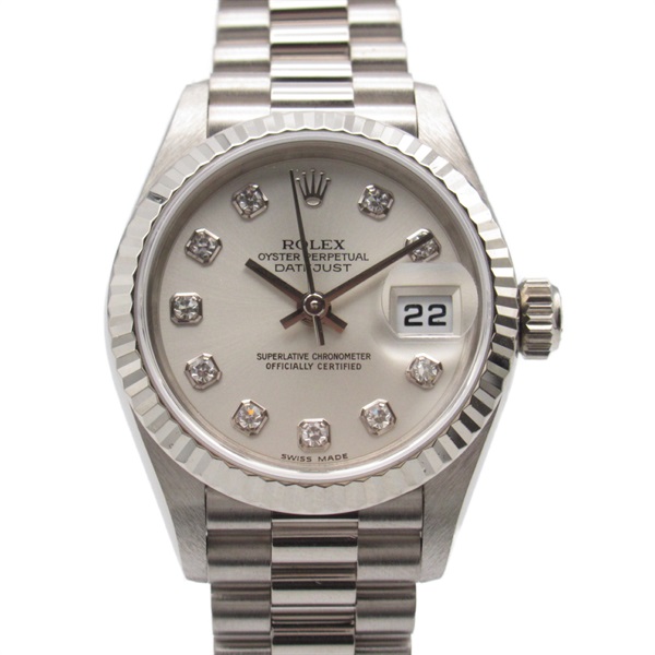 ロレックス デイトジャスト 10Pダイヤ  K番 腕時計 時計 レディース 79179G