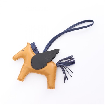 エルメス(HERMES)エルメス ロデオペガサスMM ノワール ブルー