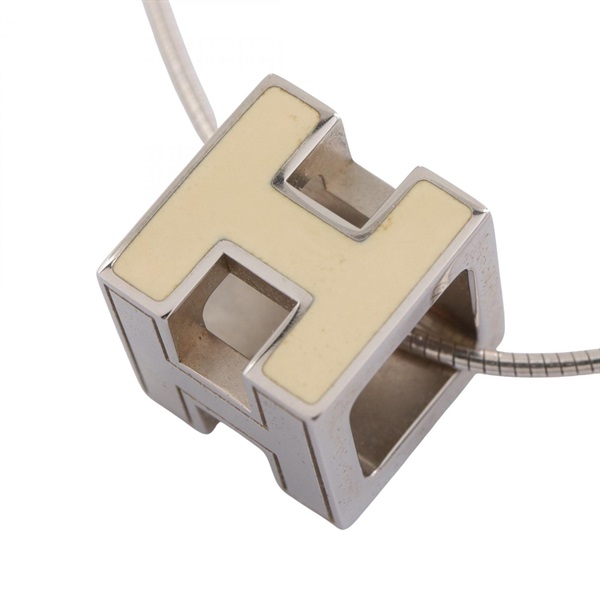 エルメス(HERMES)エルメス カージュドアッシュ Hキューブ ネックレス  