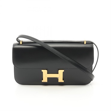 エルメス ビットローファー コンスタンス Hバックル ブラック 36 箱付き 中古・古着通販】HERMES (エルメス) コンスタンス ヒール