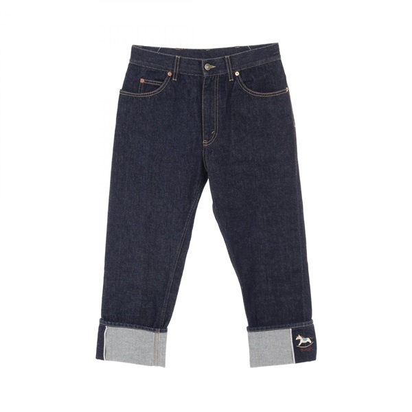 GUCCI GGロゴデニムパンツ ネイビー GUCCI GGロゴデニムパンツ ネイビー