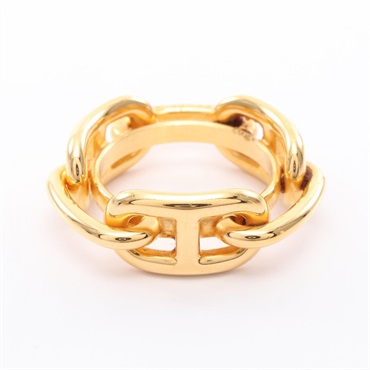 HERMES シェーヌダンクル スカーフリング ゴールド アクセサリー エルメス 楽天市場】HERMES エルメス スカーフ リング シェーヌダンクル