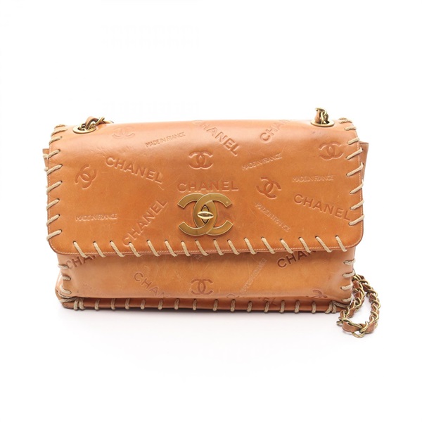 シャネル デカココマーク ベースボールステッチ ショルダーバッグ バッグ レディース