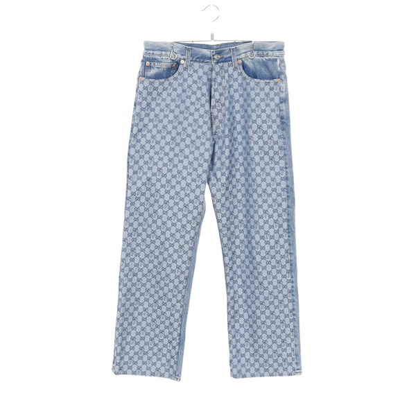 グッチ(GUCCI)グッチ GUCCI × PALACE GGキャンバス バギージーンズ