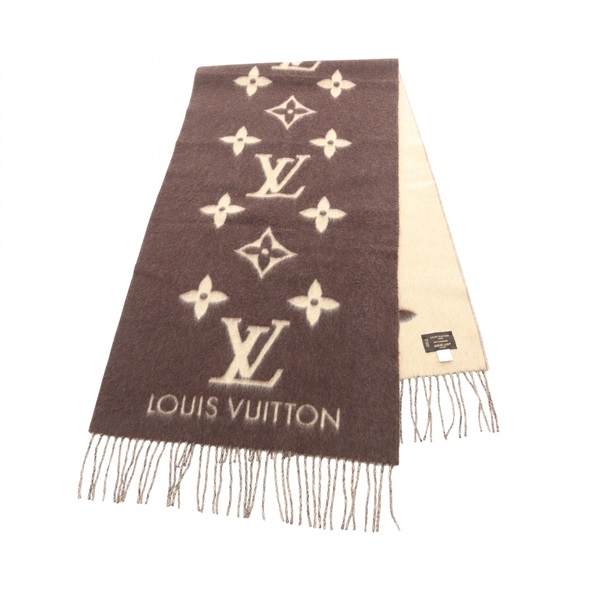 ルイヴィトン マフラー レイキャビック マロン ブラウン×ベージュ ルイヴィトン マフラー レイキャビック マロン ブラウン×ベージュ