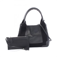 バレンシアガ(BALENCIAGA)バレンシアガ ネイビーカバ XS ハンドバッグ
