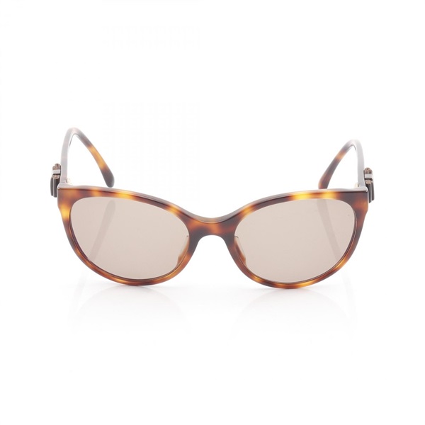 シャネル サングラス リボン 美品✨Chanel ブラック サングラス 白