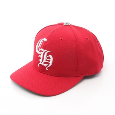 クロムハーツ CHロゴ刺繍  キャップ 帽子 メンズ