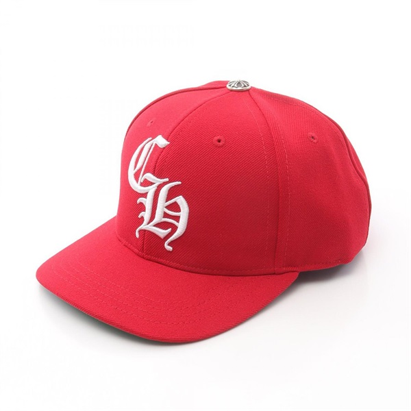 クロムハーツ CHロゴ刺繍  キャップ 帽子 メンズ