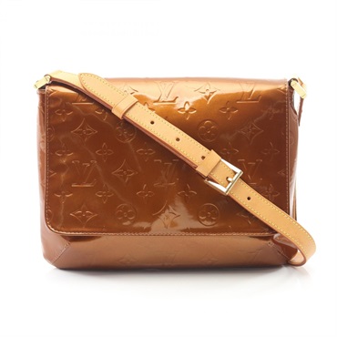 ルイ・ヴィトン トンプソン ストリート モノグラムヴェルニ ブロンズ ショルダーバッグ バッグ レディース M91124