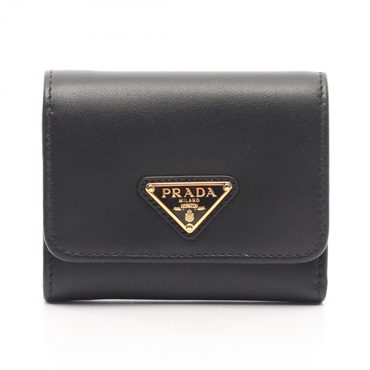 プラダ CITY CALF TAB 三つ折り長財布 財布 メンズ レディース