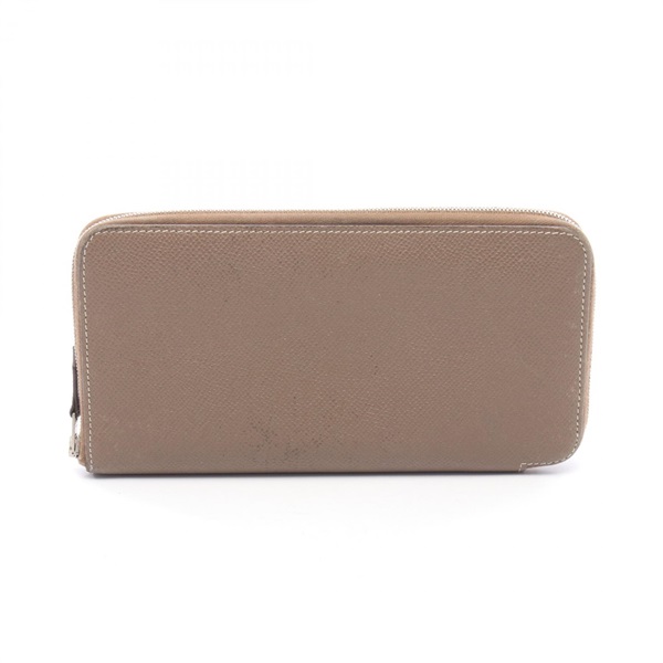 エルメス アザップロング シルクイン エトゥープ ラウンド長財布 財布 レディース