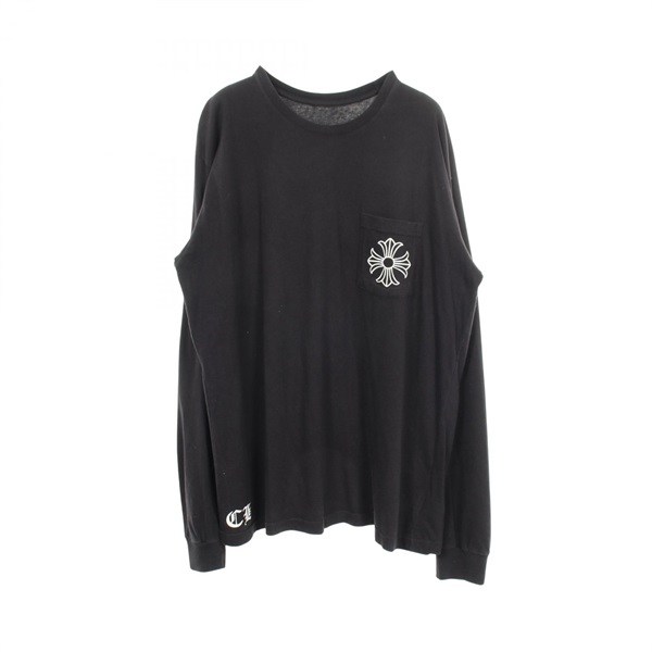 クロムハーツ CHプラス バックプリント 長袖Tシャツ 衣料品 トップス メンズ