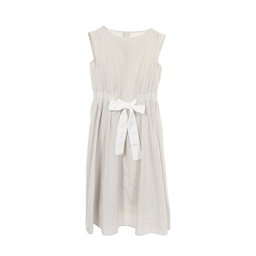 フォクシー Jasmine Flare ジャスミンフレア ストライプ ノースリーブ ワンピース 衣料品 トップス レディース 42857