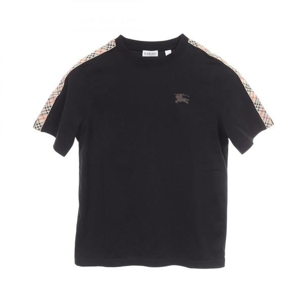 バーバリー ノバチェック ロゴ刺繍 キッズ 半袖Tシャツ 衣料品 トップス メンズ レディース