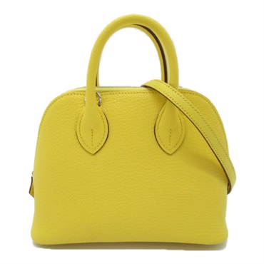 エルメス(HERMES)エルメス ボリード1923ミニ ライム ショルダーバッグ