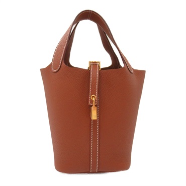 エルメス(HERMES)エルメス ピコタンロックPM ゴールド ハンドバッグ