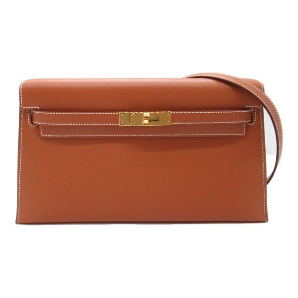 エルメス(HERMES)エルメス ケリーエラン ゴールド ショルダーバッグ 