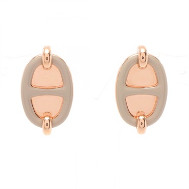 エルメス O'MAILLON オーマイヨン シェーヌダンクル ピアス ジュエリー レディース GD0254