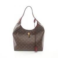 本物 ルイヴィトン LOUIS VUITTON LV フラワーホーボー モノグラム ショルダーバッグ ブラウン M43545 Flower Hobo ビトン バッグ 中古 Louis Vuitton Monogram Canvas Flower Hobo Handbag Brown