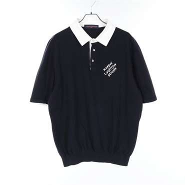 LOUIS VUITTON ブラックポロシャツ 新品未使用 ルイ・ヴィトン(LOUIS VUITTON)ルイ・ヴィトン ポロシャツ 衣料品
