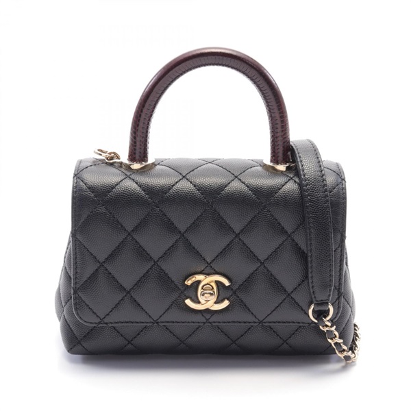 シャネル(CHANEL)シャネル ココハンドルXXS トップハンドル