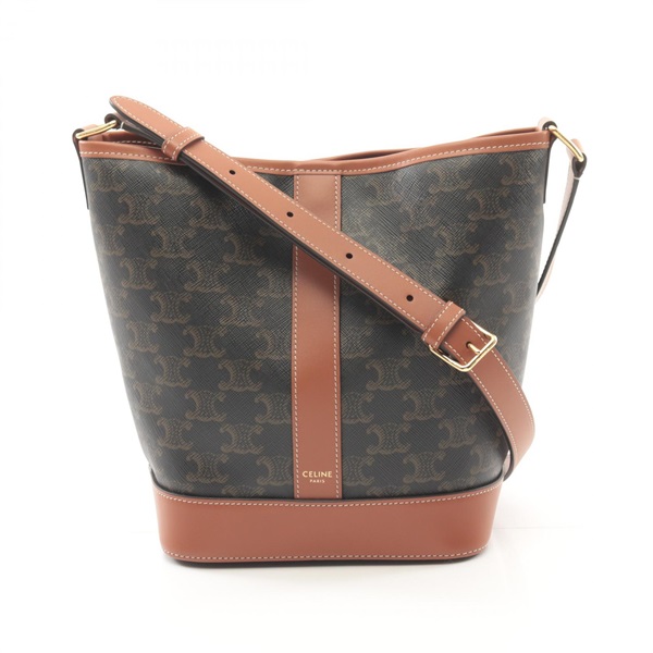 セリーヌ スモールバケット トリオンフ ショルダーバッグ バッグ レディース 191442CAS04LU