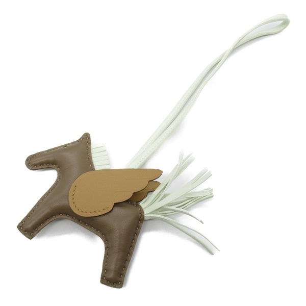 エルメス ロデオペガサスPM エトゥープ/ヴェールフィズ/ビスキュイ チャーム アクセサリー レディース