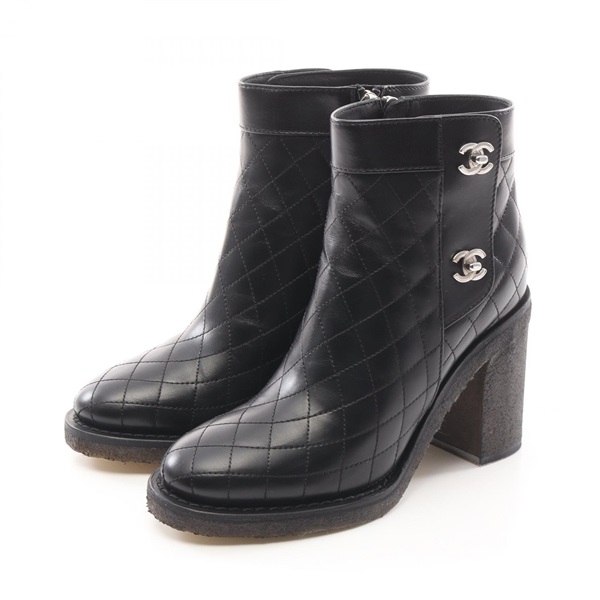 シャネル(CHANEL)シャネル ココマーク ブーツ 靴 レディース