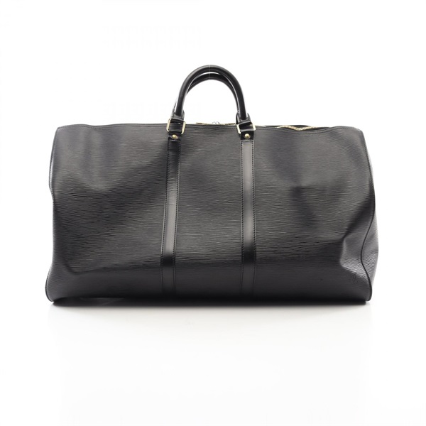 【鑑定済】ルイヴィトン　ボストン　キーポル55　モノグラム　大容量　ヌメ革 鑑定済】ルイヴィトン ボストン キーポル55 モノグラム 大容量