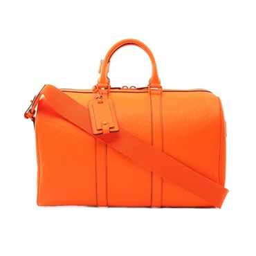 グッチ(GUCCI)グッチ ラバーエフェクト ミディアム ダッフルバッグ