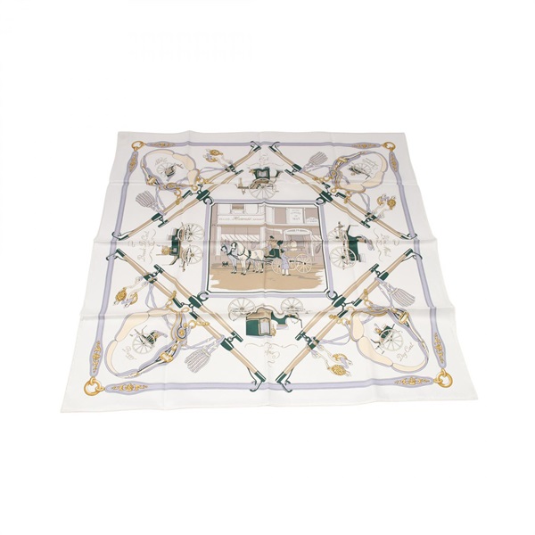 エルメス カレ70 Palonniers  スカーフ 衣料品 レディース